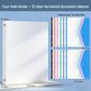 A4 Transparent Document Organizer - Leaf Folder, Office Storage, Test Paper Holder