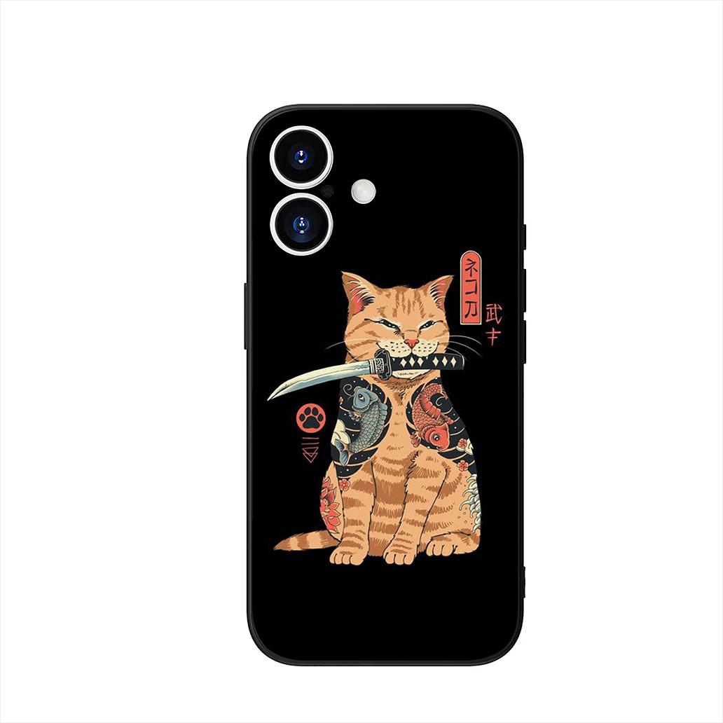 Japan Skeleton Samurai Ninja Skull for Motorola Moto Edge 50 30 Fusion 40 neo Ultra Pro G55 G64 G75 G84 G85 G54 G24 G05 G35 Case Moto Edge 50