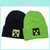 Minecraft Embroidered Knit Beanie With Windproof Breathable Material For Winter Wear
