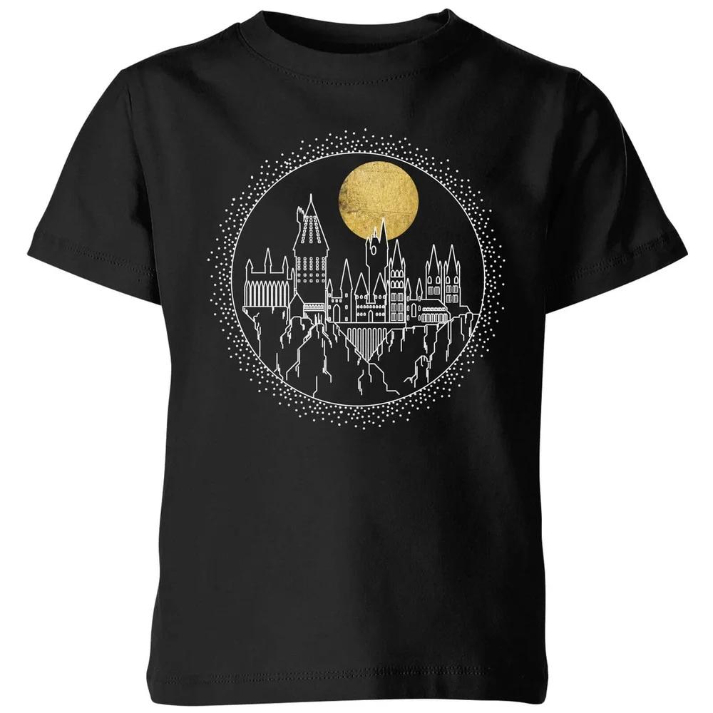 

Harry Potter Hogwarts Castle Moon Kids T-Shirt - Black - 3-4 Years 110