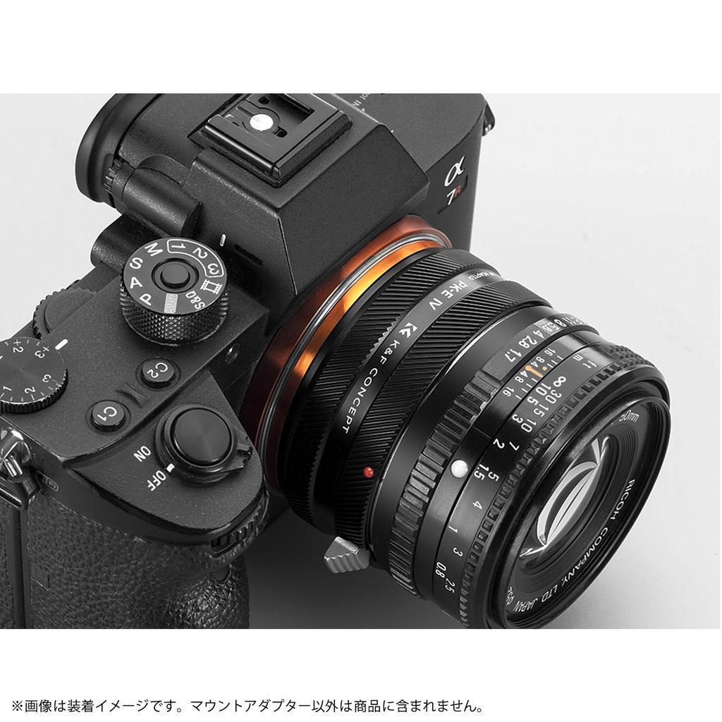 K&F Concept Lens Mount Adapter KF-PKE.IV (Converts Pentax K-Mount Lenses To E-Mount)