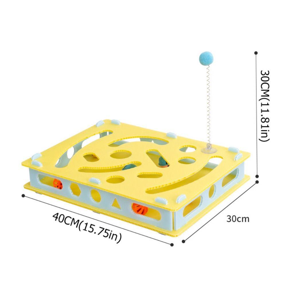 Detachable Interactive Cat Toy Plastic Cat Hole Digging Toy Cat Maze Toys  Relieve Boredom