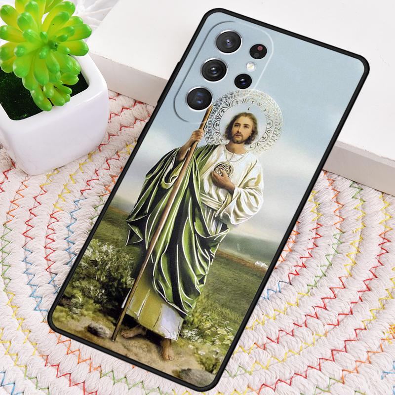 San Judas TPU Phone Case For Samsung Galaxy note 10 pro S26 S25 S24 S23 S22 Ultra Plus S21 FE S20 Shockproof Cover