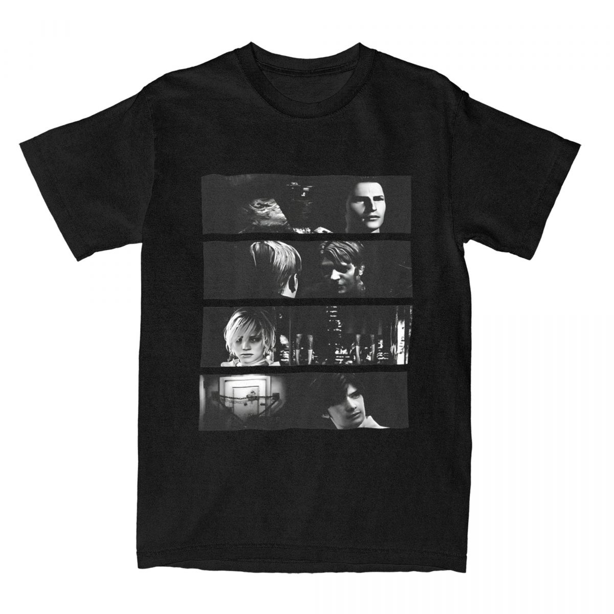 

Це Хліб Silent Hill 3 Футболка Гра Жахів Літні Футболки з Іграми Жахів 100% Бавовняна Футболка для Пари з Коротким Рукавом M