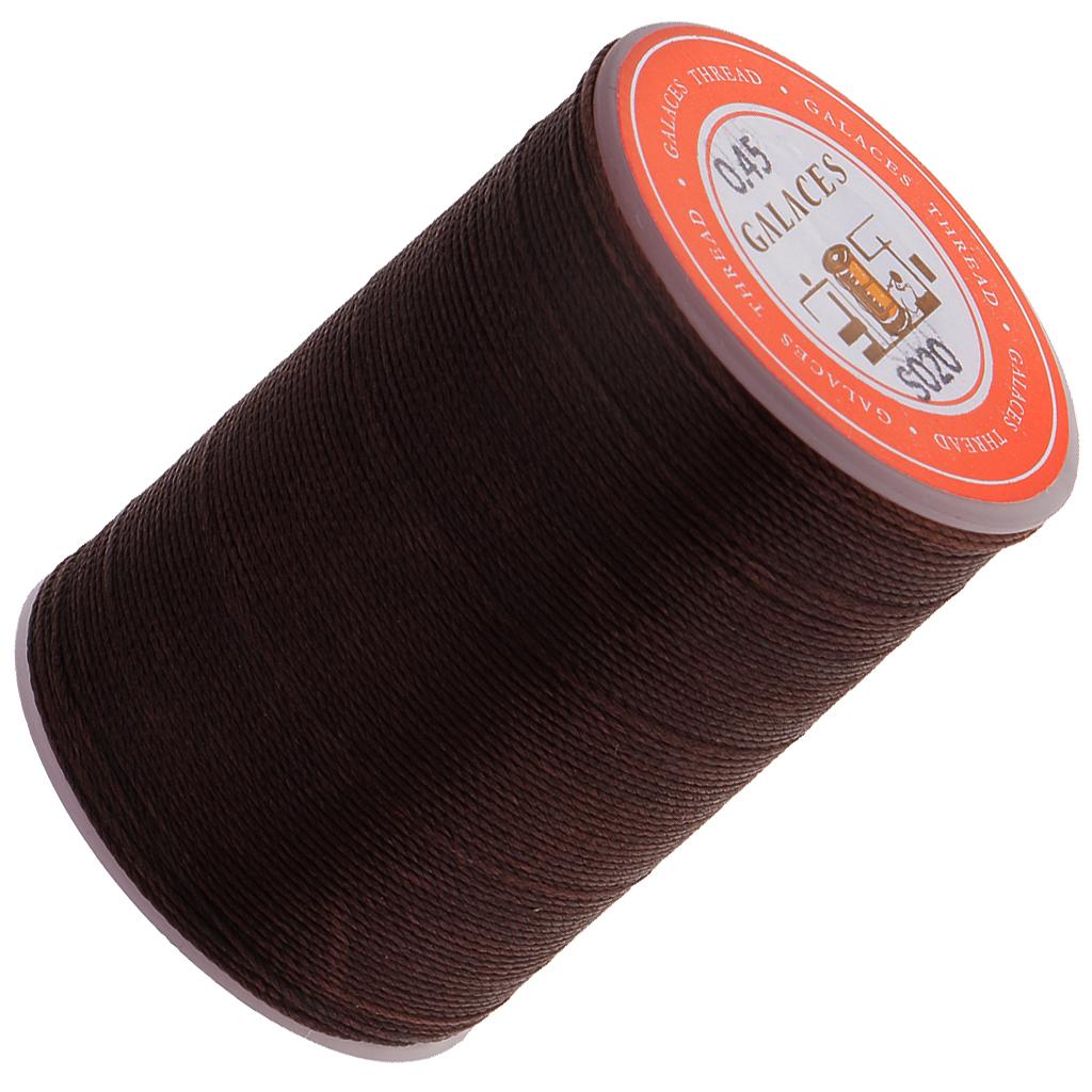 Gewachste Polyesterkordel Runde Nähgarn für Handgefertigte Ledertaschen Perlenzubehör und DIY-Projekte