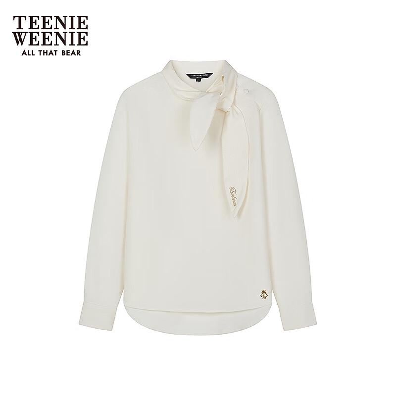 Teenie Weenie Women s Scarf Collar Blouse L