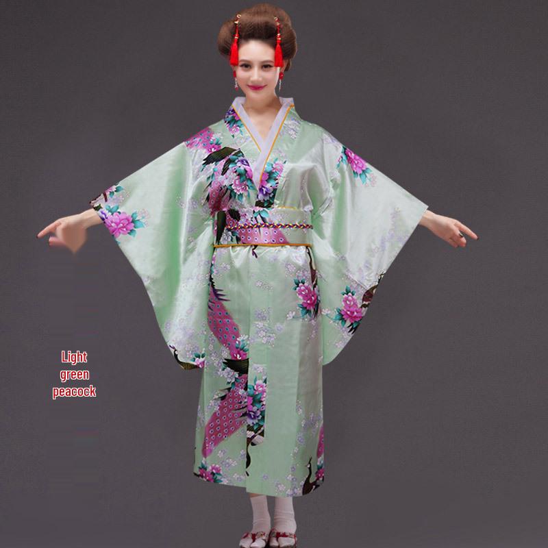 Kimono tradizionale giapponese da donna per cosplay, fotografia e performance scenica