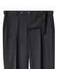 MUSINSA STANDARD Lightweight Loose Tapered Hidden Banding Crop Slacks [Charcoal Gray]