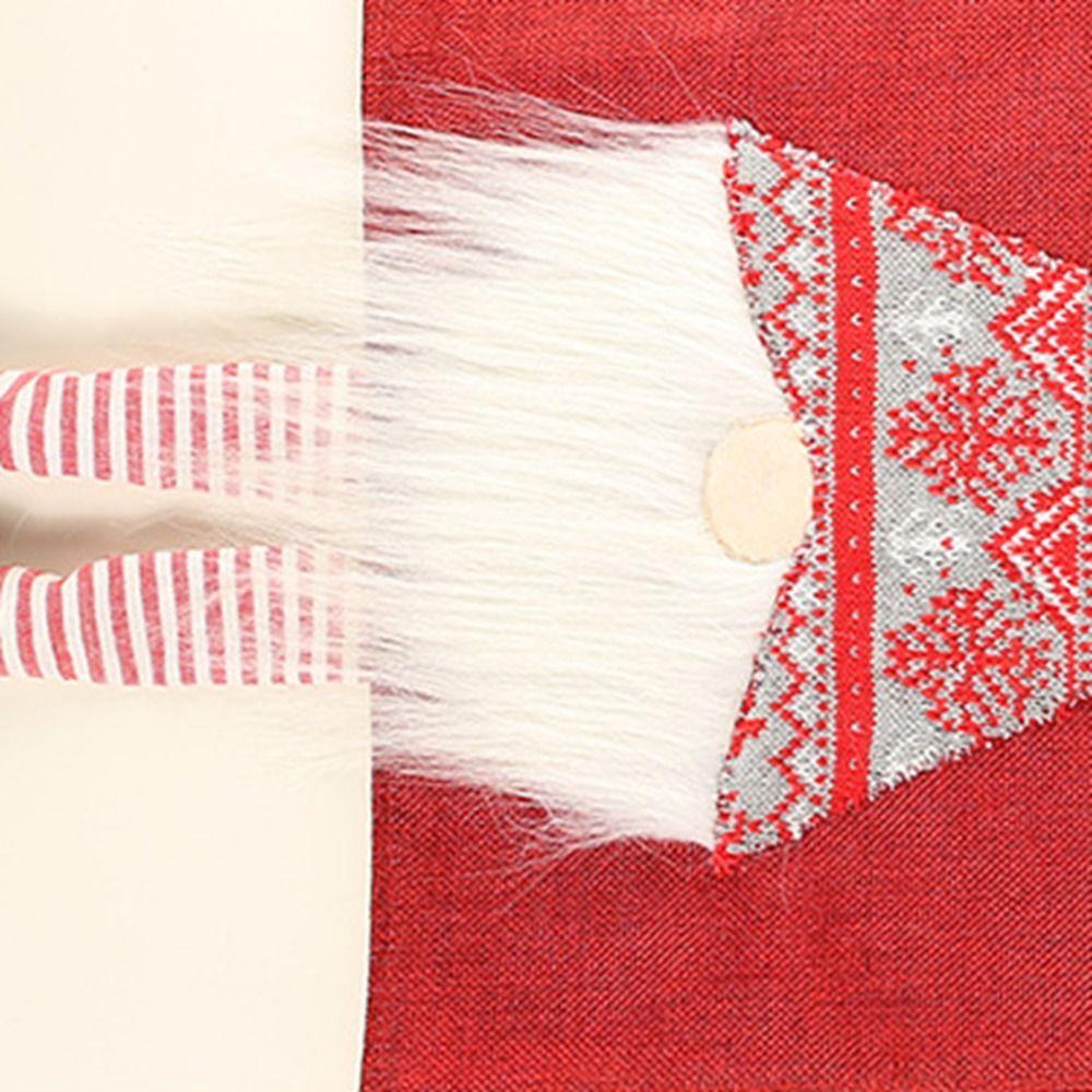34x212cm Christmas Elf Table Runner Long Table Cover Dacron Table Runner New Year
