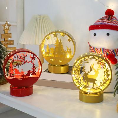 Christmas Table Light Santa Claus Led Christmas Snowman Night Light Festive Christmas Night Light Decorations Led Elk for Kids
