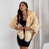 2023 Luxury Faux Fur Shawl Coat for Women – TikTok Bestseller