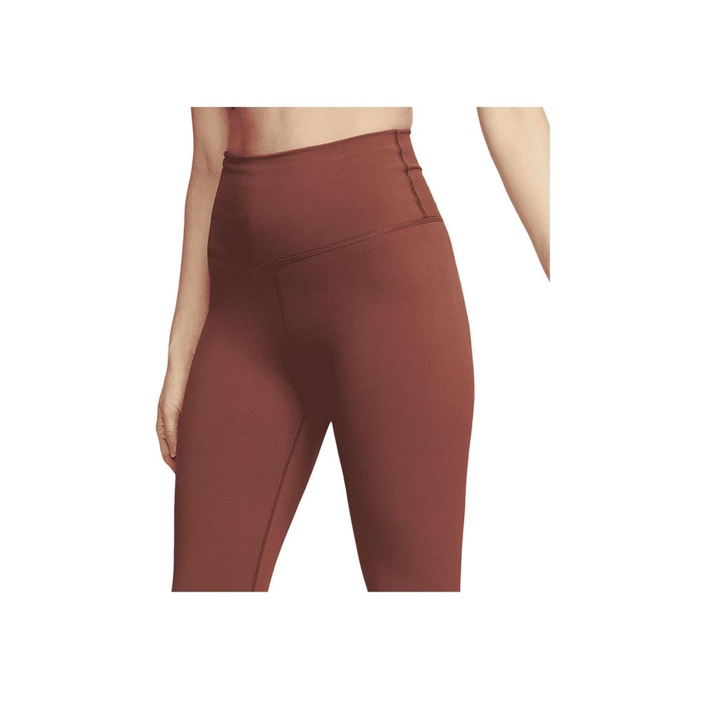 Nike Solid Color Casual Comfortable Versatile Sports Long Pants Women Bottoms Rust-Red CJ3802-670