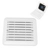 12V RV Side Vent Fan 5.51x5.12in Air Vent Ventilation Exhaust Fan for Motorhome Caravan Trailer Boat Marine Yacht