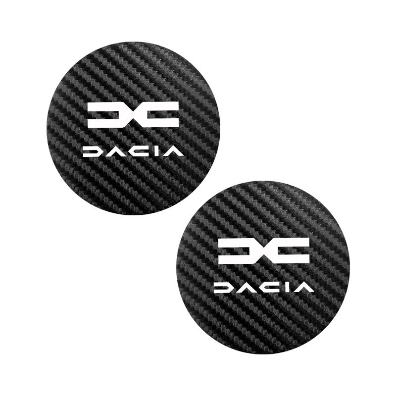 

2Pcs Car Coaster Water Cup Anti-slip Pad Auto Accessories For Dacia Duster Logan Sandero Jogger Spring Stepway Dokker Lodgy MCV