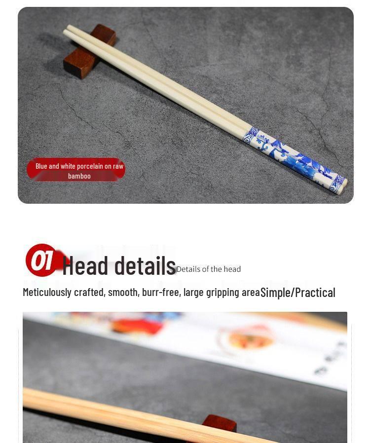 Convenient Hygienic Individually Packaged Bamboo Chopsticks for Takeaway & Fast Food Use