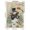 Full Round Drill 5D DIY Diamond Painting "Christmas Snowman"  Embroidery Cross Stitch Home Decor
