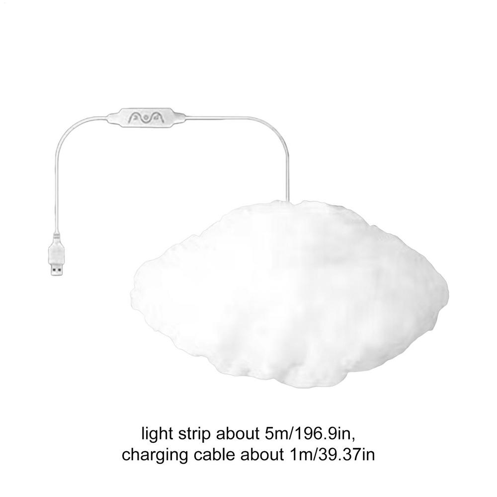 

Хмарні світильники для дому USB Синхронізація з музикою Динамічні хмарні світлодіодні атмосферні світильники для вітальні спальні кабінету підвалу гаража квартири