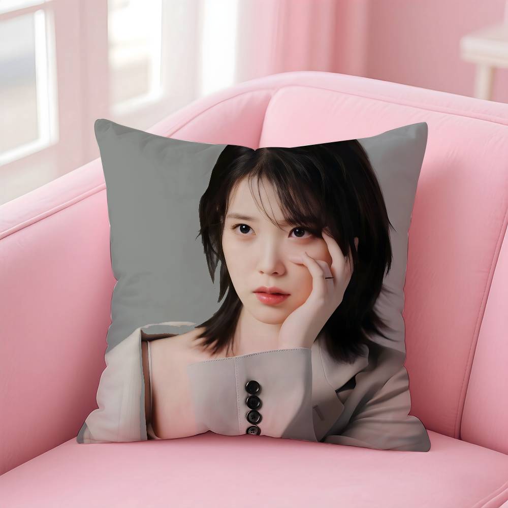 SINGER i-IU Pillow Case pattern printing pillowcase living room sofa cushion cover bedroom room decor