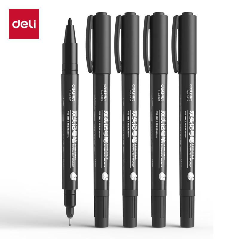 Deli Dual-Tip Oil-Based Marker Pen