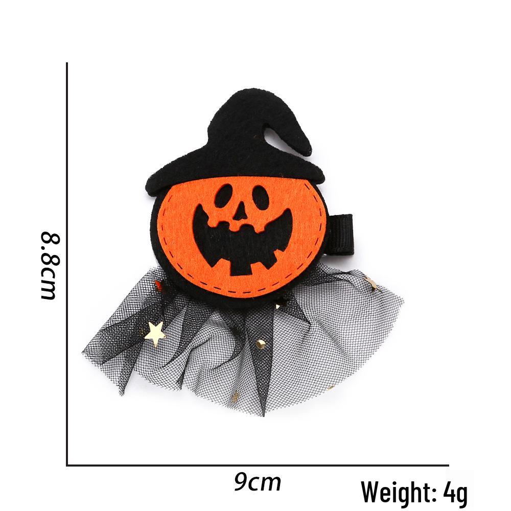 2025 Halloween Hair Clips: Children's Pumpkin & Ghost Party Accessories