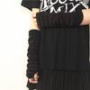 Unisex Korean Ninja-Style Striped Arm Sleeves for Sun Protection & Warmth
