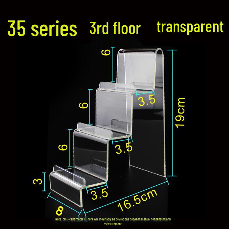 Acrylic Multi-Layer Display Stand for Wallets, Bags, Sample Toys, and Digital Accessories