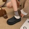 Fashion Cover Toe Beige Heeled Sandals Shoes House Slippers Platform Slides Slipers Women Black 2025 Retro Shoes Woman 2025 Female Slipp
