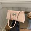 Fashion Bow Decoration Women's Shoulder Bag For Daily Used Square Casual Ladies Handbags Designer Underarm Bags AVE