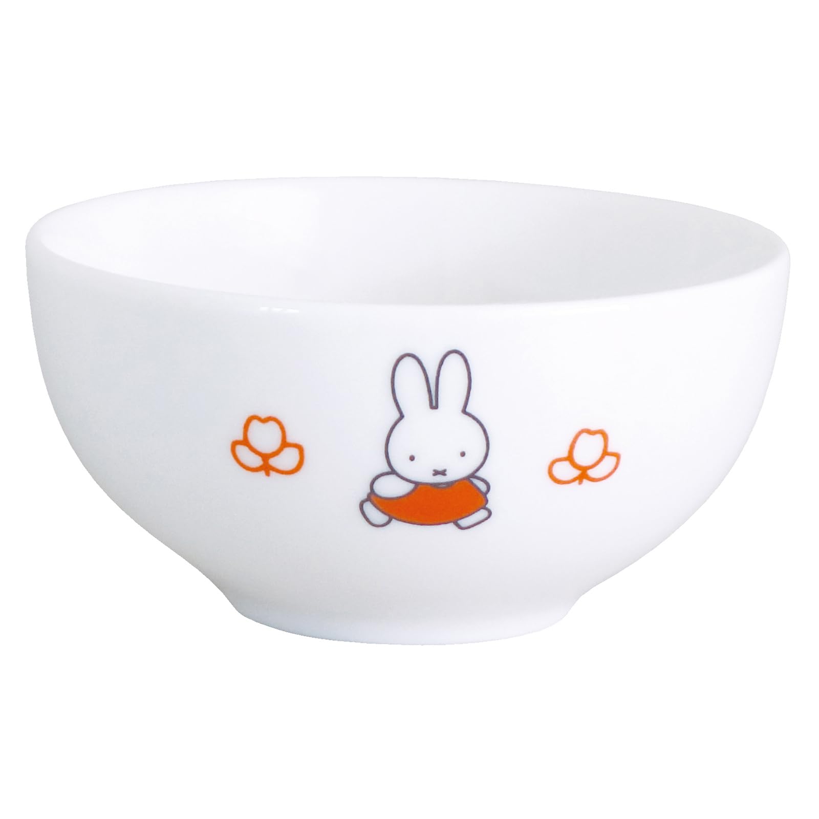 

Dick Bruna Rice Osanpo Microwave and Dishwasher Made in Product Number 218140 Miffy Bowl, Approx. 10cm, Series, Safe, Tableware, Accessories, Japan, белый