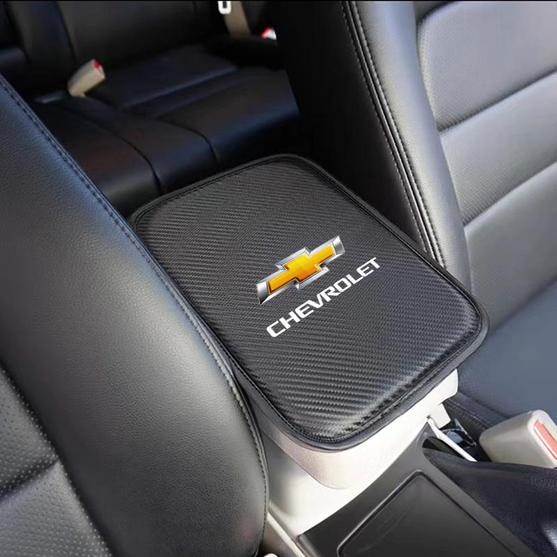 Car Armrest Box Mats Leather Center Console Covers Accessories For Chevrolet Cruze Malibu Sail Spark Captiva Equinox Trax AVEO Lova