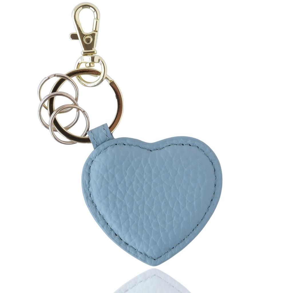 QUARE Key Holder Ring Stylish Leather Keys Car Motorcycle Bicycle Smartphone Ladies Cute Heart Mobile Strap Charm Mothers Day Gift
