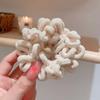 Autumn Winter New Sweet Plush Soft Girls' Women Pompom Hair Ties Elastic Hair Band Ropes Accessories Headwear