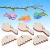 12 sets Houten Vogel Puzzel Knutselpakket - Kleurrijke Hangende Decoraties, Knutselwerk voor Huisdecoratie