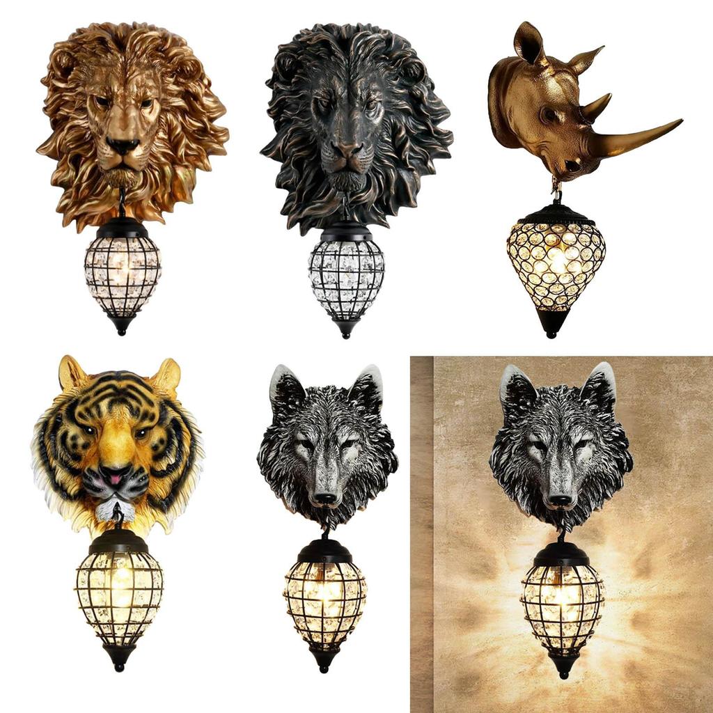 Luxury LED Wall Lamp Fixtures Lighting Shade Farmhouse Sculpture Sconces Lights for