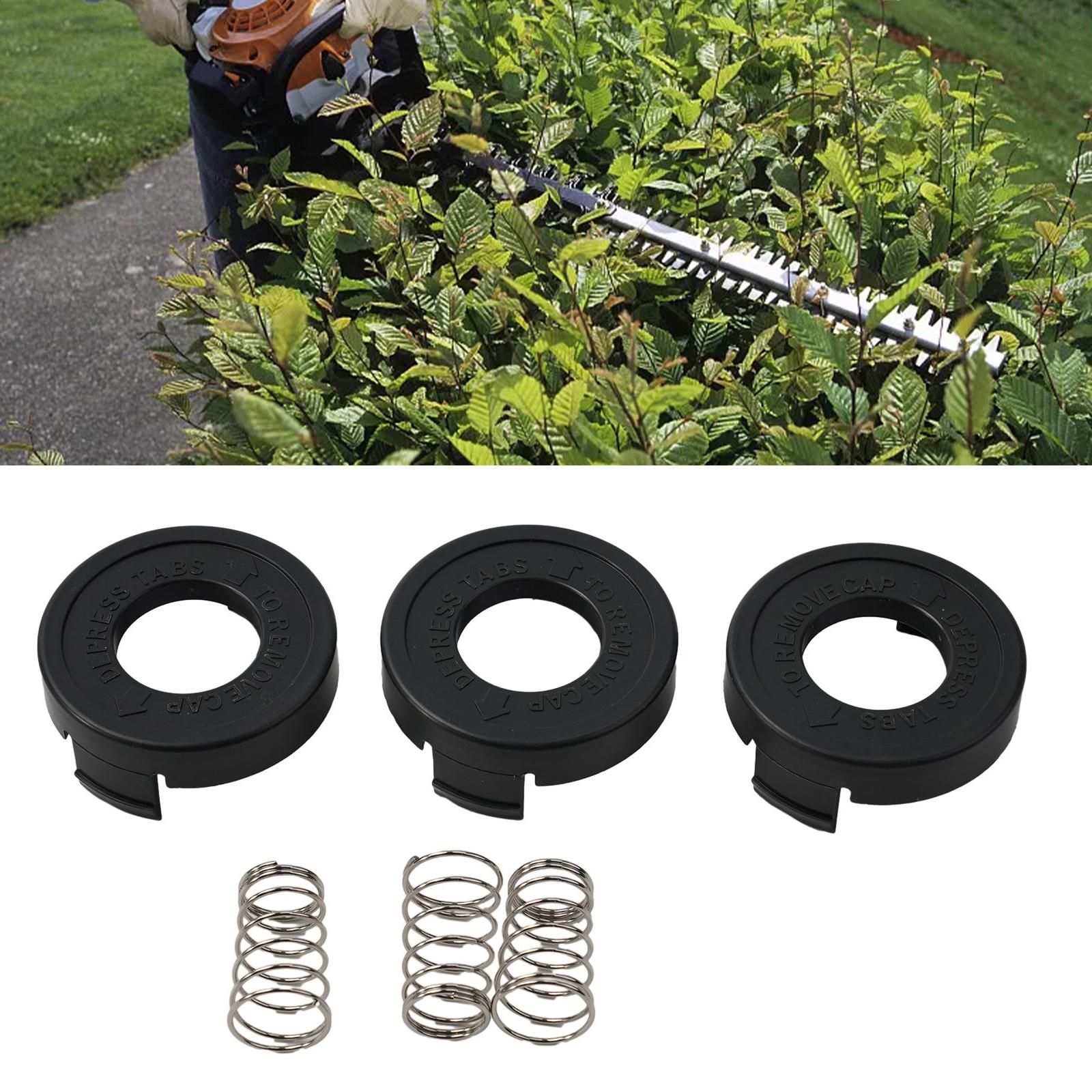 

3 шт. Крышка катушки для газонокосилки Black&Decker ST4500, запасные части, защитный колпачок для триммера, аксессуары для садового инструмента