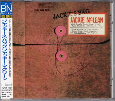 CD JACKIE MCLEAN - Jackie's Bag TOCJ4051 BLUE NOTE 1993 Japan Jazz Used