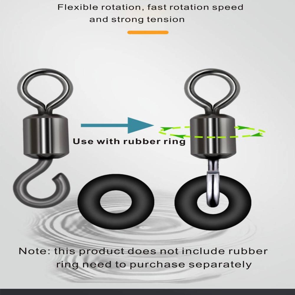 Sequins 8 Shape Rolling Swivel Fishing Connector Opening Rotating Ring Opening Fishing Swivel