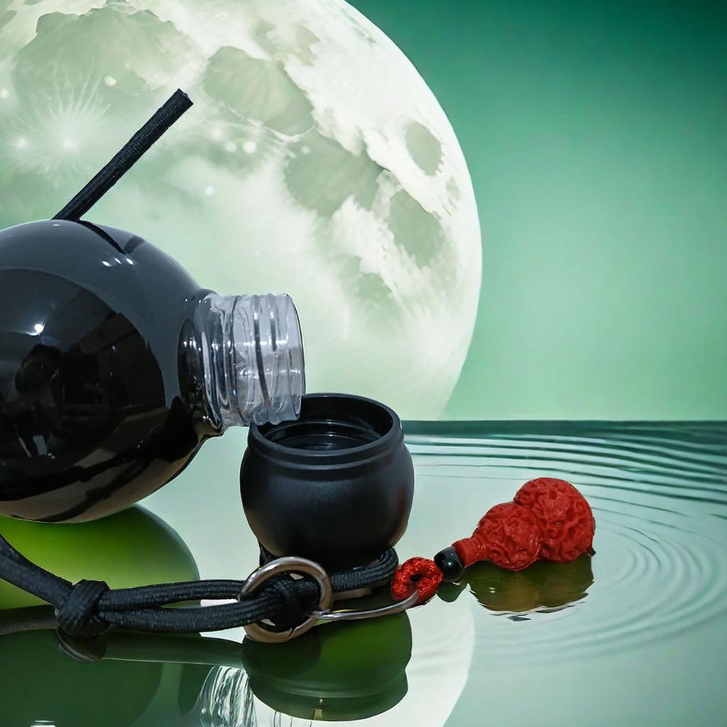 Portable Drinking Gourd Gourd Water Bottle PC 800ml Insulated Chinese Retro Portable Sports Water Bottle for Men Women