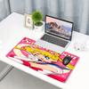 Tapis de Souris Imprimé Sailor Moon, Tapis Antidérapant pour Clavier de Bureau, pour PC Portable Gaming Travail Utilisation Quotidienne, Cadeau Surprise Cool pour Festival