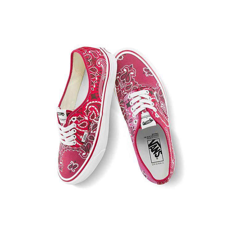 Bedwin & The Heartbreakers x Vans Authentic Bandana Pack - Multi C Unisex Sneakers Red Multi-Color-C VN0A4BV99RA