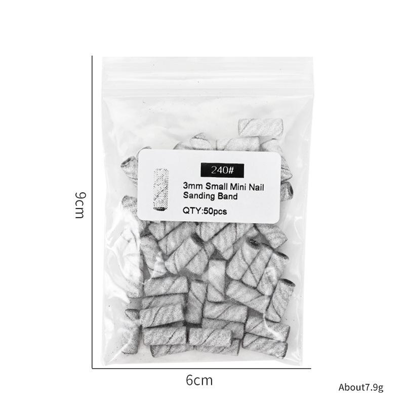 Set Manichiură Mini Bandă Abrazivă pentru Unghii și Mandrină