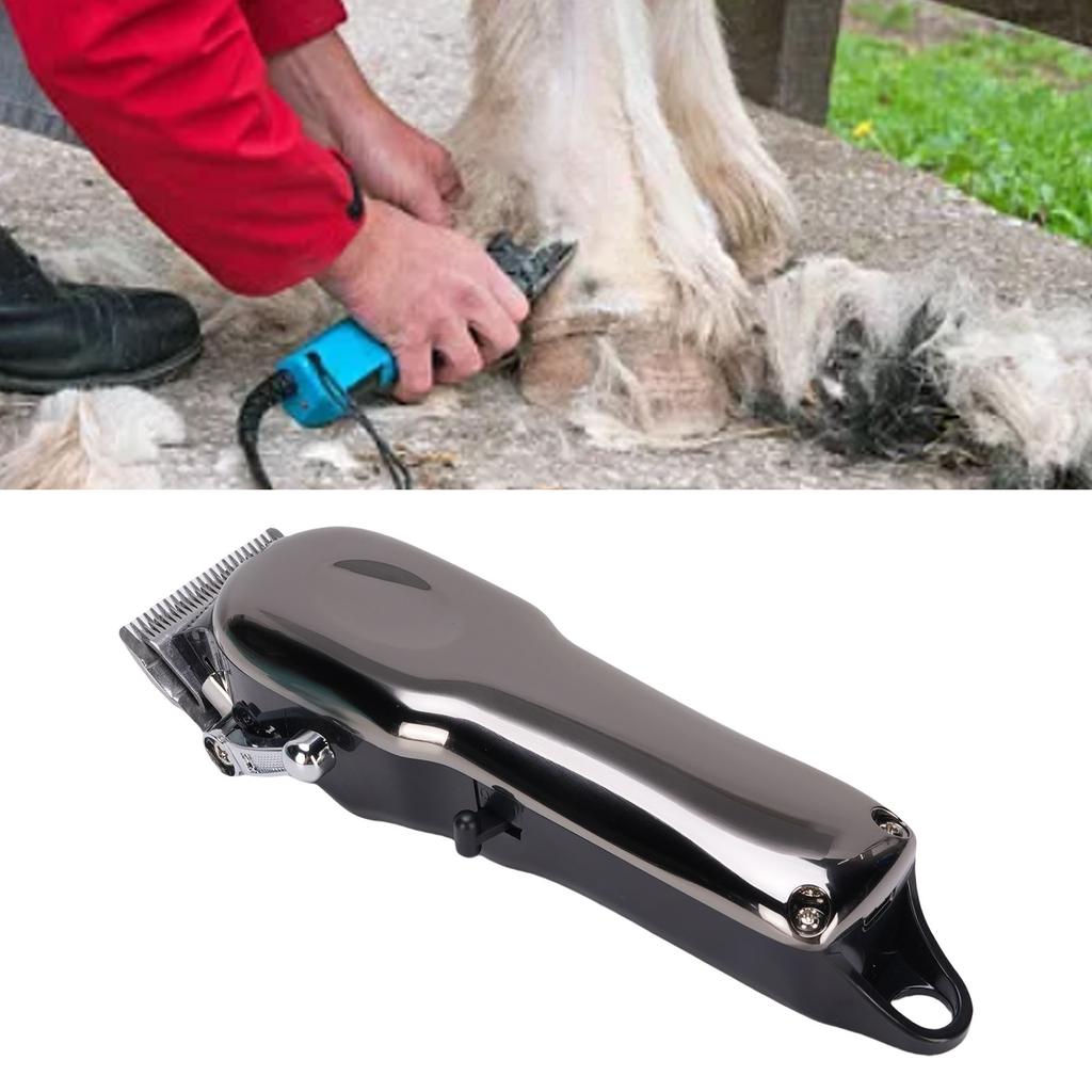 Horse Clipper Low Noise Horse Grooming Kit Alloy Cordless Livestock Clipper for Cow Cat Dog