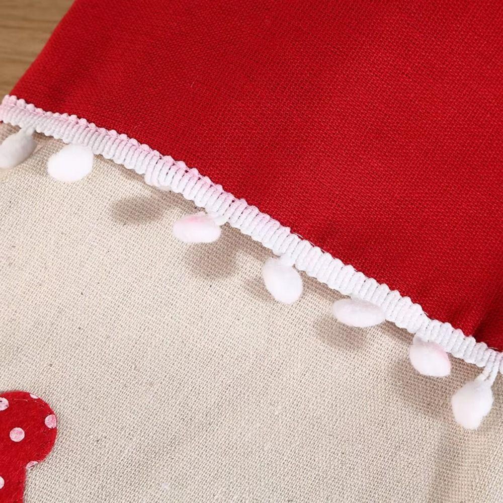 Snowman Large Candy Christmas Stocking Santa Claus Christmas Candy Storage Pouch  Home