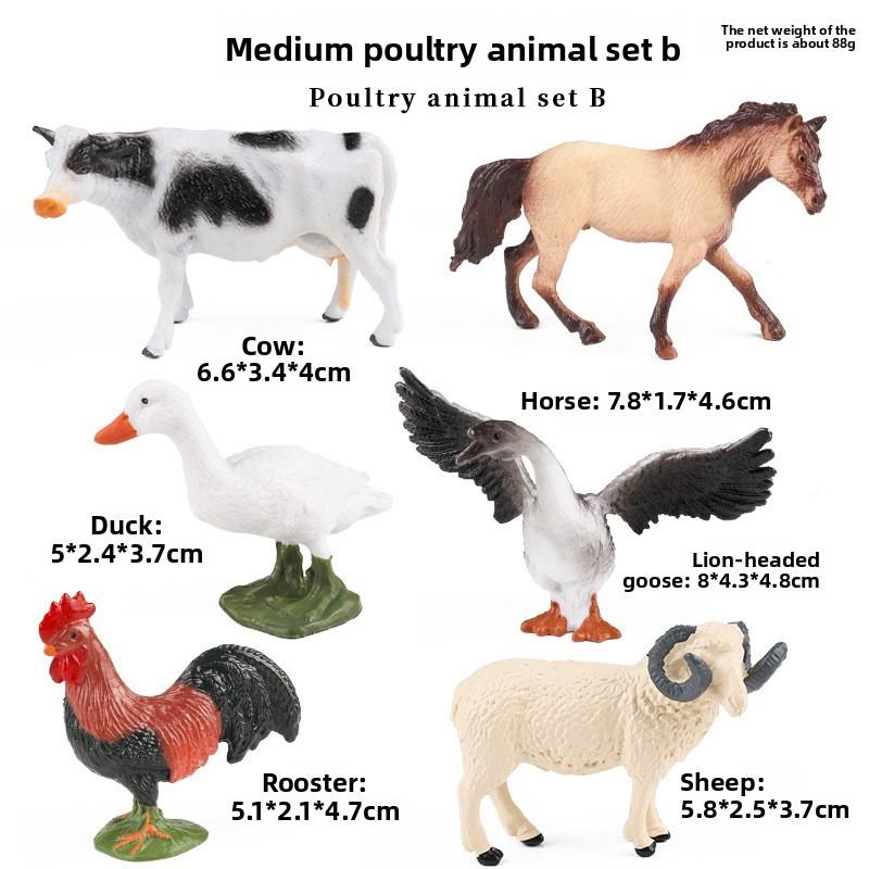 

Figures Horse Animal Set With Farm And Marine Animals For Kids Learning Play And Farm Set B