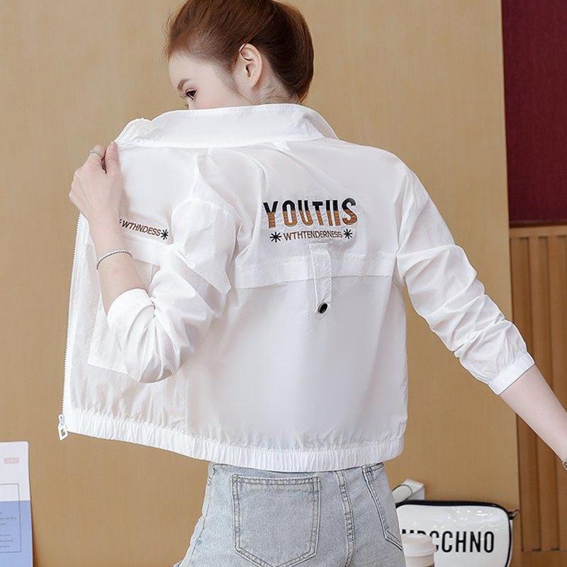 Summer Leisure Sun Protection Jacket Thin Ladies Short Loose All-match Baseball Uniform