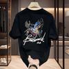 2025 Spring and Summer Pure Cotton Light Luxury Bird Print Tshirt Fashion Casual High Quality Street Allmatch Oneck Tshirt