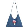 Original Denim Bag, Old and Large-capacity Shoulder Oblique Span Bag 2025 New Literary and Artistic Dual-purpose Schoolbag Trendy Girl