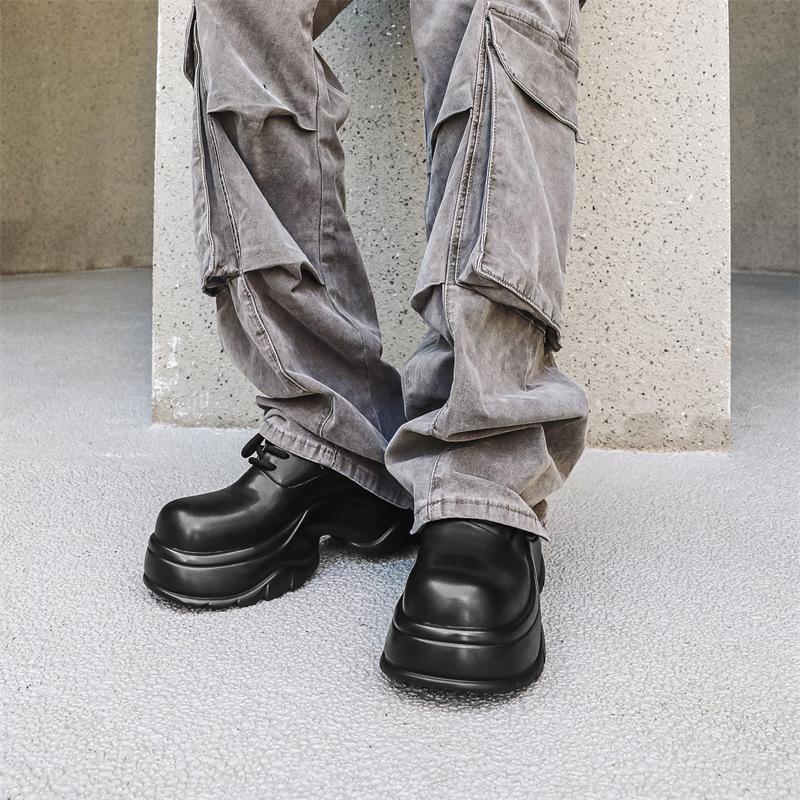 2024 Summer Comfortable Men's Casual Heightening Shoes, Big Head Design, Style 24369-J