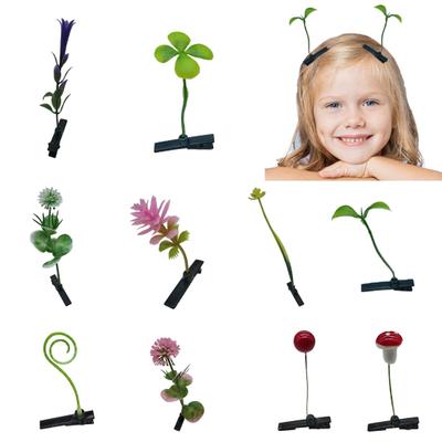 5 stuks Dames Haarclips 3D Bloemen Decor Antislip Ontwerp Haarspelden DIY Haarband Lichtgewicht Haaraccessoires