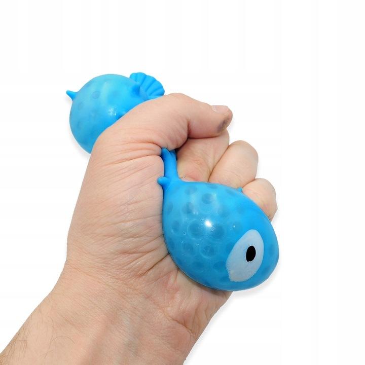 6X Gniotek Żelowy Ryba Rozdymka Antystresowa Sensoryczna Squish Prank Żart
